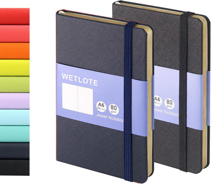 Line Hardcopy Notebook - 5"x8"- Sourced from sustainable and excellent quality paper, minimalist, natural, portable and flexible design, suitable for office, school(red)