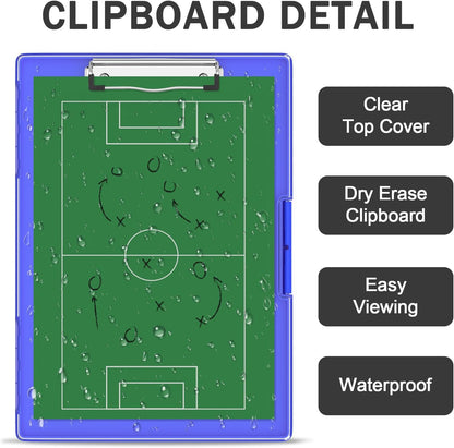 Rimilak Plastic Clipboard with Storage, Side Opening with 2 Compartment, Size 13.3 x 9.4 x 1.5 Heavy Duty High Capacity Nursing Box for Work School & Office Supplies, Black
