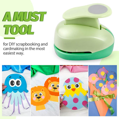 UCEC 2 Inch Circle Punch, Paper Punch, 2 Inch Hole Punch, Circle Hole Punch Cutters for Paper Crafts DIY Handmade Crafting Scrapbook Tools Cards Arts Fun Projects