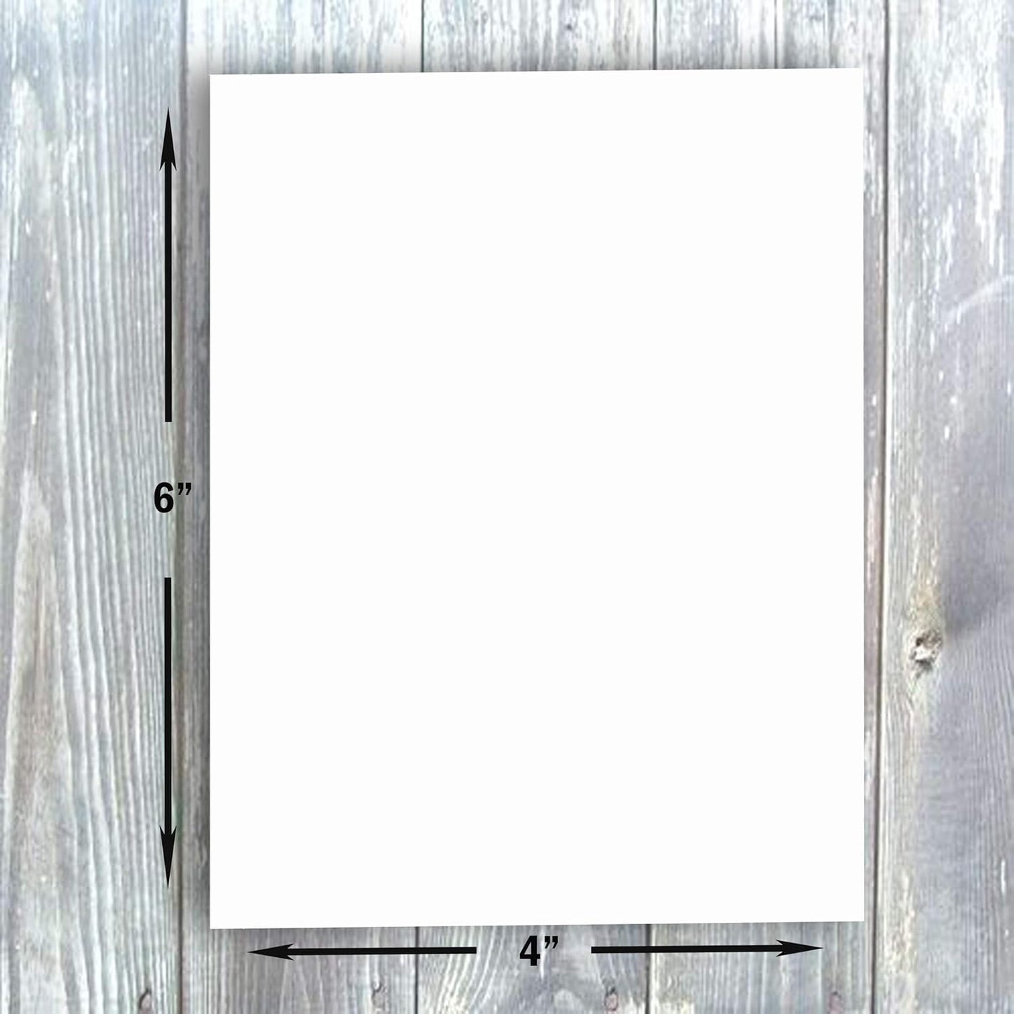 Hamilco Blank Index Cards 6" x 9" Heavyweight Card Stock 80lb Cover White Cardstock Paper - 100 Pack