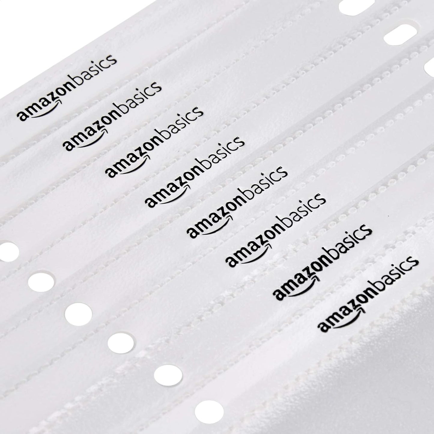 Amazon Basics Sheet Protectors for 3 Ring Binder, Heavyweight, Acid-Free, Clear Plastic Sleeves, Letter Size, 8.5 x 11 Inch, 100-Pack