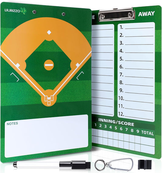 Basketball Dry Erase Coaches Clipboard, Basketball Clipboard for Coaches Double-Sided Basketball White Board for Coaches Writable and Erasable Basketball Dry Erase Board for Coaches Gift
