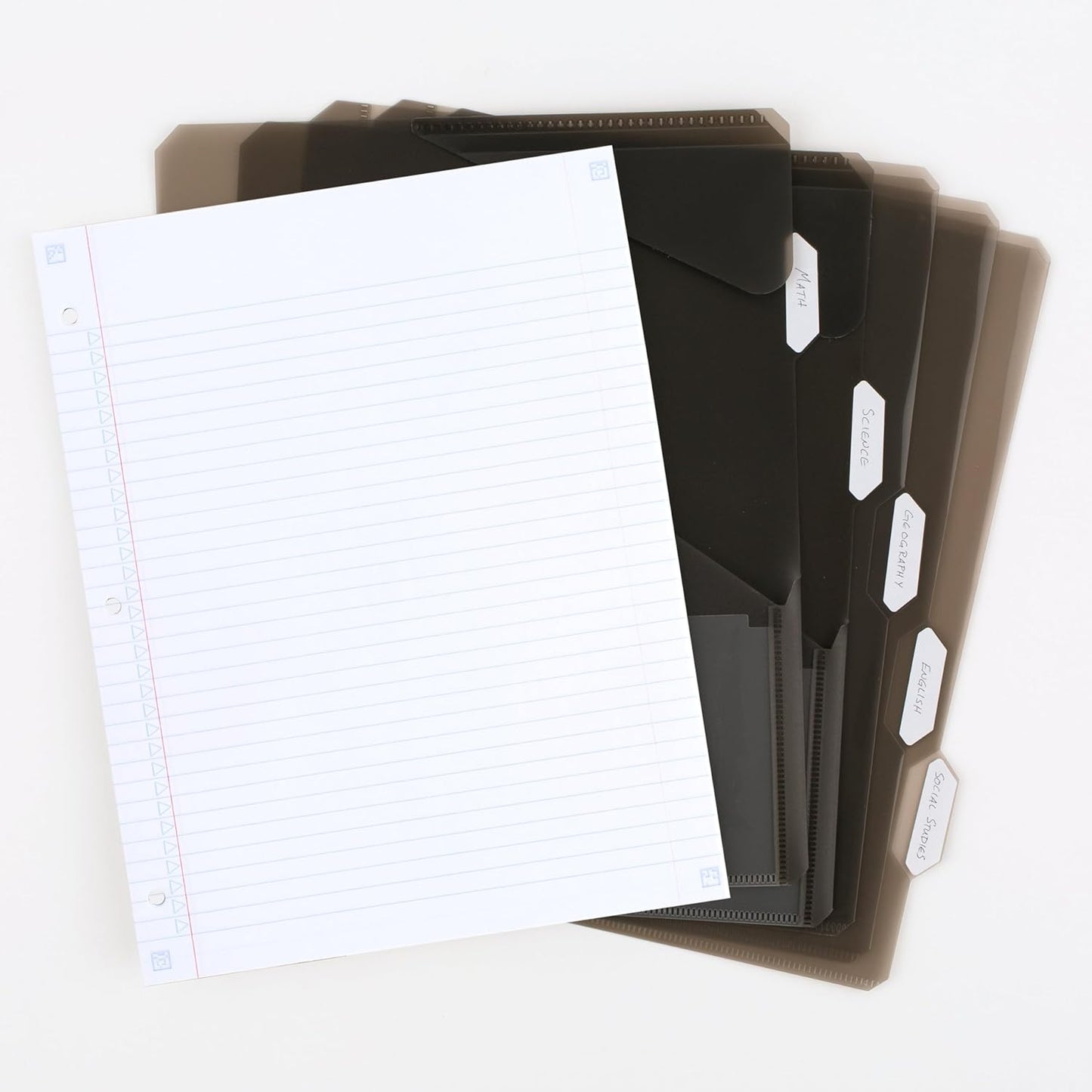 Five Star Flex Refillable Notebook + Study App 1 Inch O-Rings Binder with Pockets Tabs and Dividers, 220 Sheet Capacity, Includes 60 Sheets 8.5" x 11" College Ruled Paper, Prom Pink (293280R)