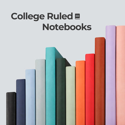 RETTACY Graph Grid Paper Notebook, 96 Pages, A4 Large Size (8.5'' x 11''), 5 Squares per Inch, Leather Softcover, 100 GSM Thick Paper, for School, Students, Math, Engineering (Navy Blue)