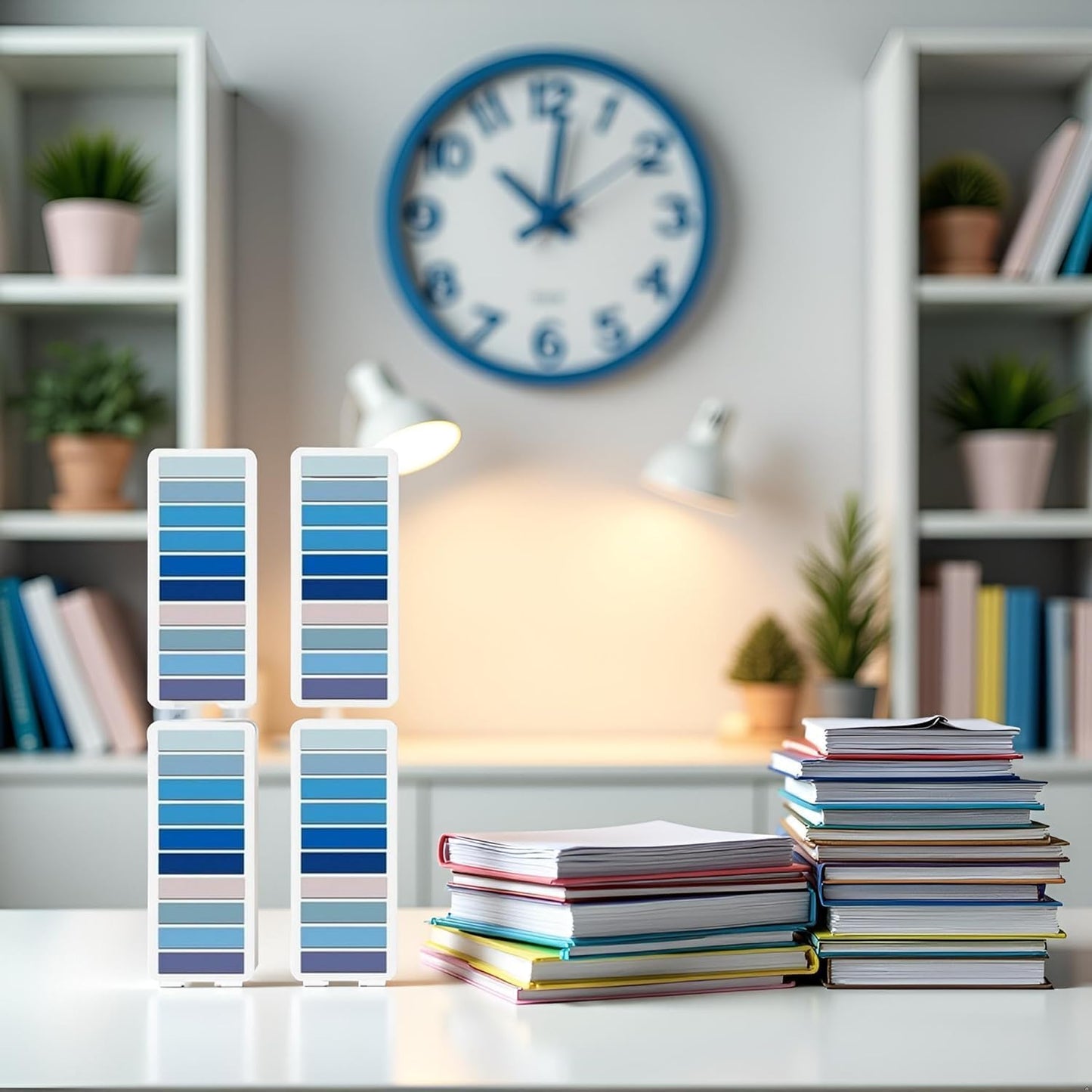 800 Pcs Blue Sticky Index Tabs, Page Markers Notes Tabs Writable and Repositionable Book Flags Tabs Strip Index Tabs Self-Stick Note Pads for Page Marking Classify File