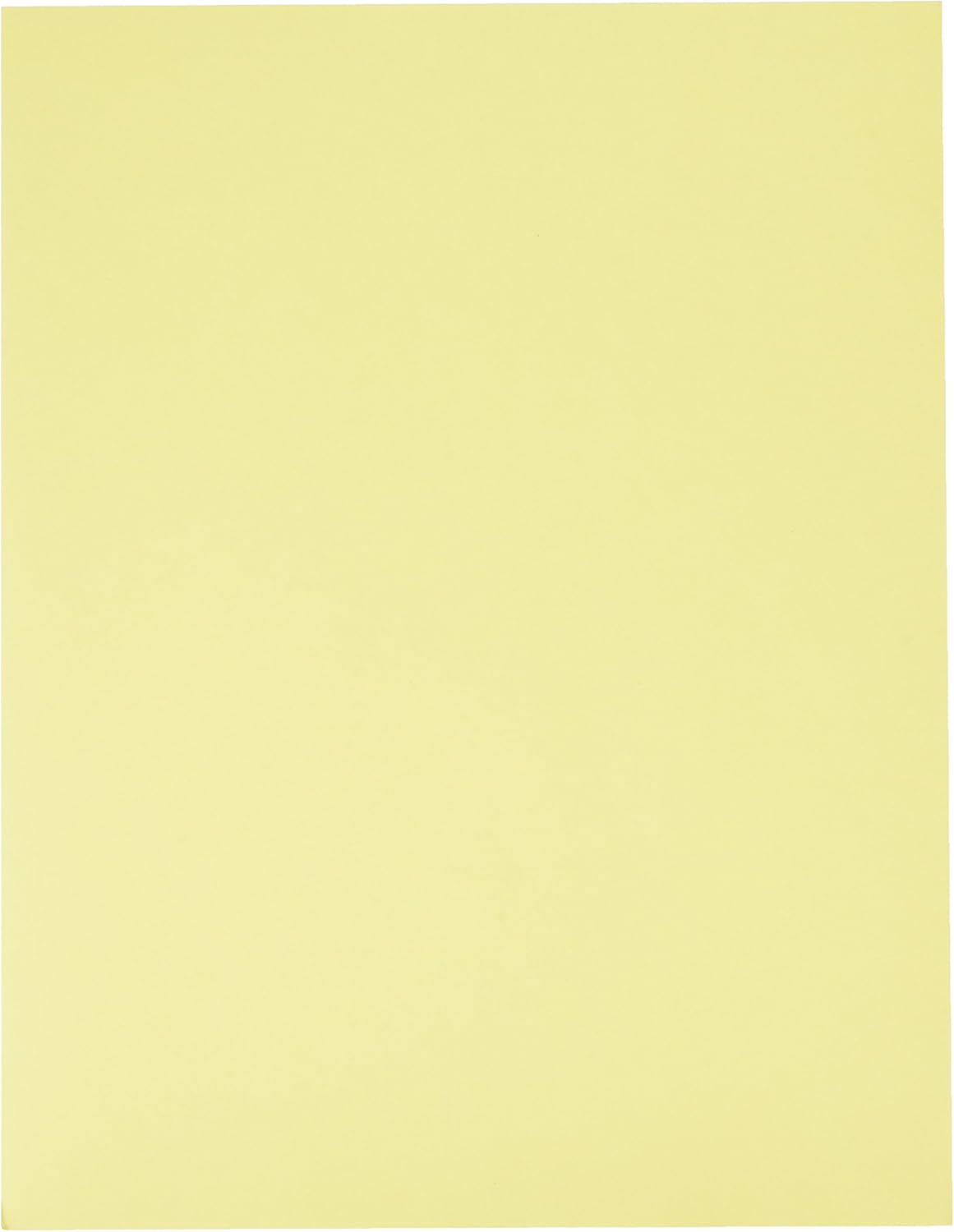 LUXPaper 8.5" x 11" Paper | Letter Size | Pastel Canary Yellow | 60lb. Text | 50 Qty
