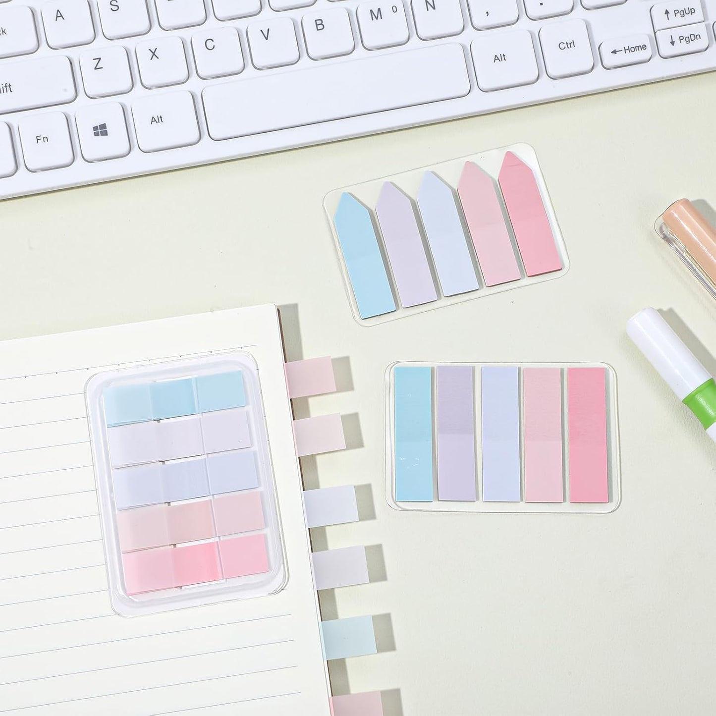 600 Pcs Sticky Indexing Tabs Page Markers Sticky Index Tab Post Tabs Flags Stickers Book Annotation Bookmark Notes for Book Notes Easy Remove Reading Index Folders File Note