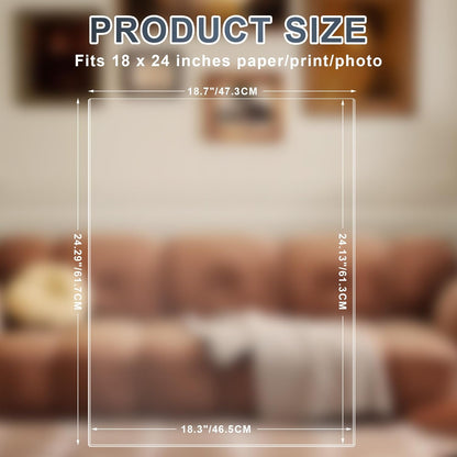 AKONEGE 5PCS 9" x 12" Rigid Print Protectors Clear Plastic Sheet Protectors, Heavy Duty Top Loading Document Holder, Menu Cover, Photo Poster Sleeves Hard Plastic Sleeves for Paper Art Prints