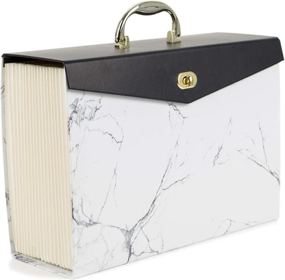 U Brands Fashion Expanding File Folder, Legal Size, 19 Pocket