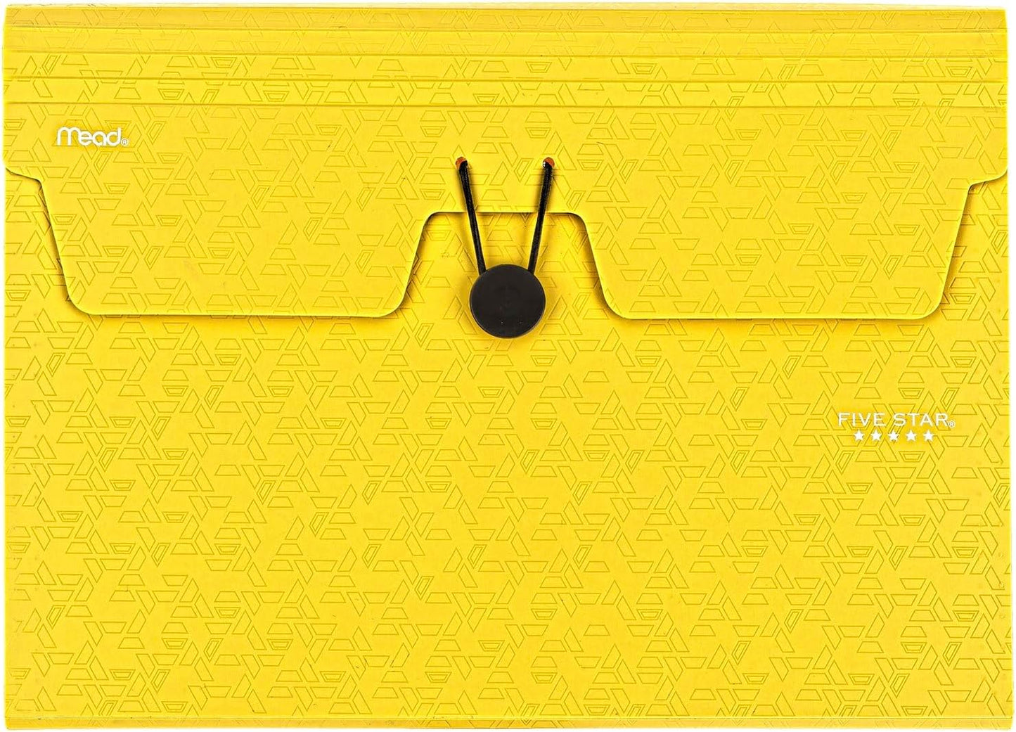 Five Star Expanding File Organizer, 6-Pocket Accordian File Organizer, Bungee Closure, Holds 8-1/2" x 11" Paper, Black (72391)