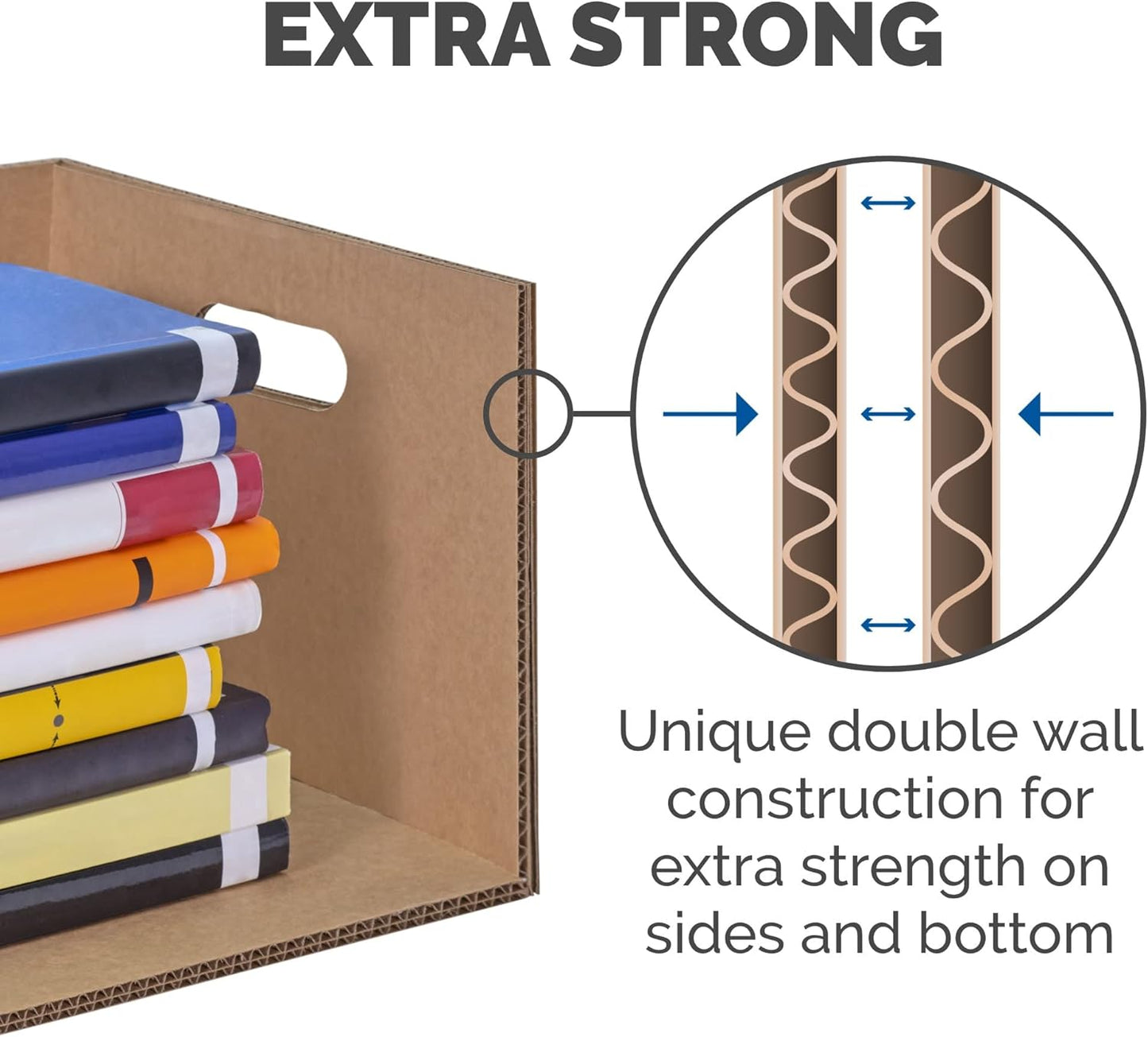 Bankers Box Small Classic Moving Box, 10-Pack, Reinforced Handles, Tape-Free Assembly, 15 x 12 x 10 Inches (7714901)