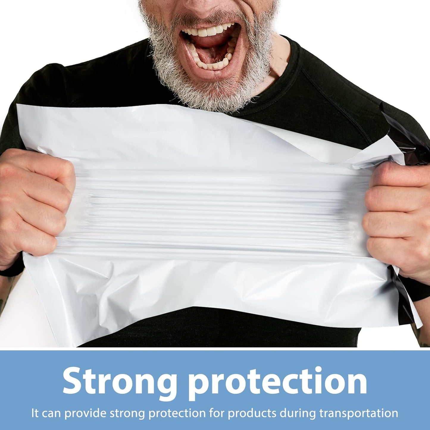 Metronic Poly Mailers 10x13 300 Pcs, Small Shipping Bags for Clothes, Shipping Envelopes for Small Business, Strong Adhensive Mailing Bags, Haze Blue