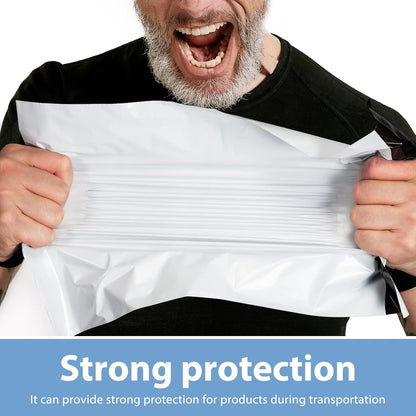 Metronic Poly Mailers 10x13 300 Pcs, Small Shipping Bags for Clothes, Shipping Envelopes for Small Business, Strong Adhensive Mailing Bags, Haze Blue