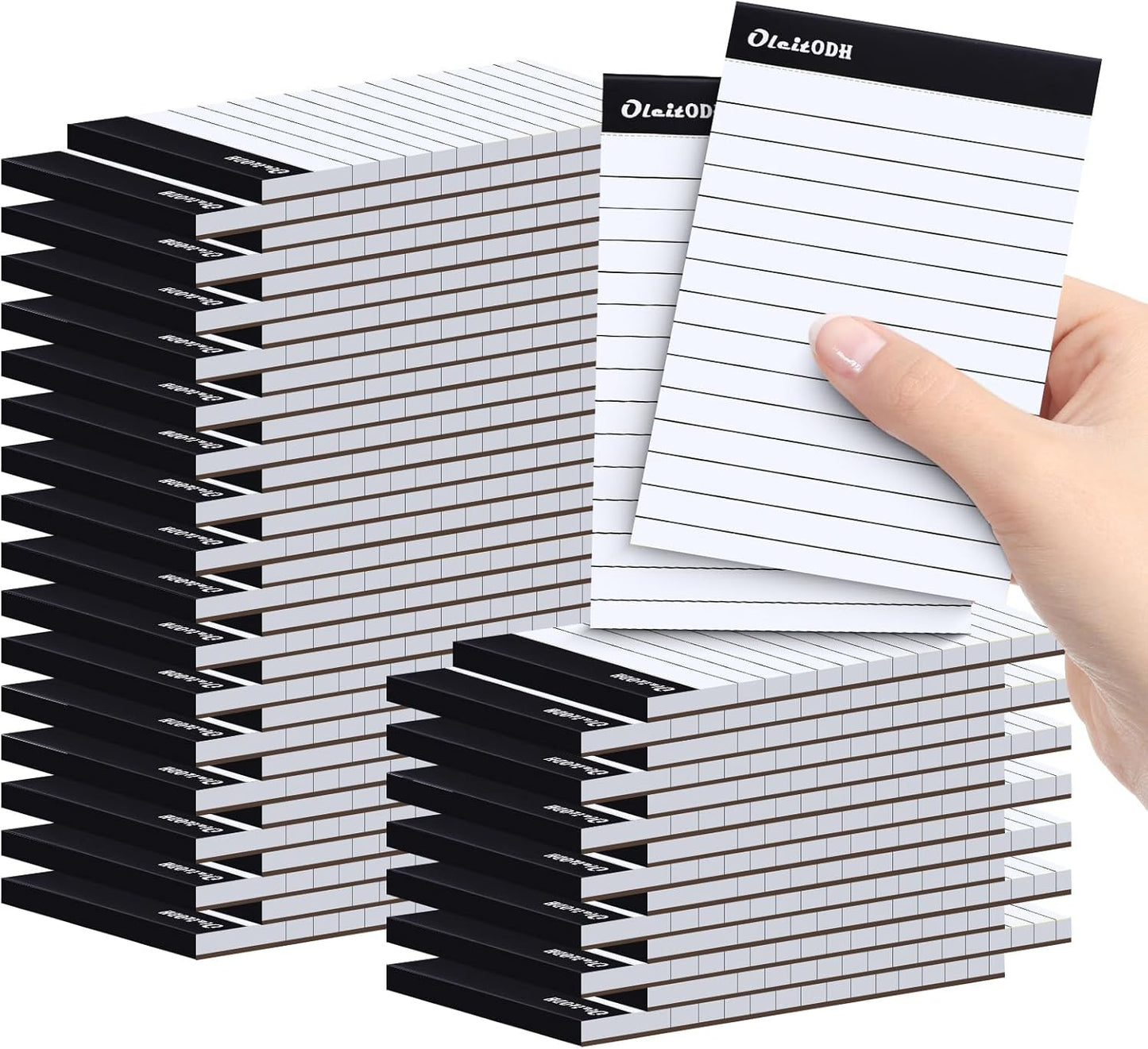 Note Pads 4x6, 36 Pack Small NotePads, Server Pads, Scratch Pads 4x6, Memo Pads White Paper, 50 Sheets per Blank Note Pads 4 x 6, Mini Writing Pads Pocket Notepads for Office School Home Supplies