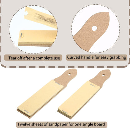 Sandpaper Sharpener Sketch Sandpaper Pencil Sharpeners for Artists Charcoal Pencil Pointer for Adults Teens Pastel Sticks Drawing Tool (9)
