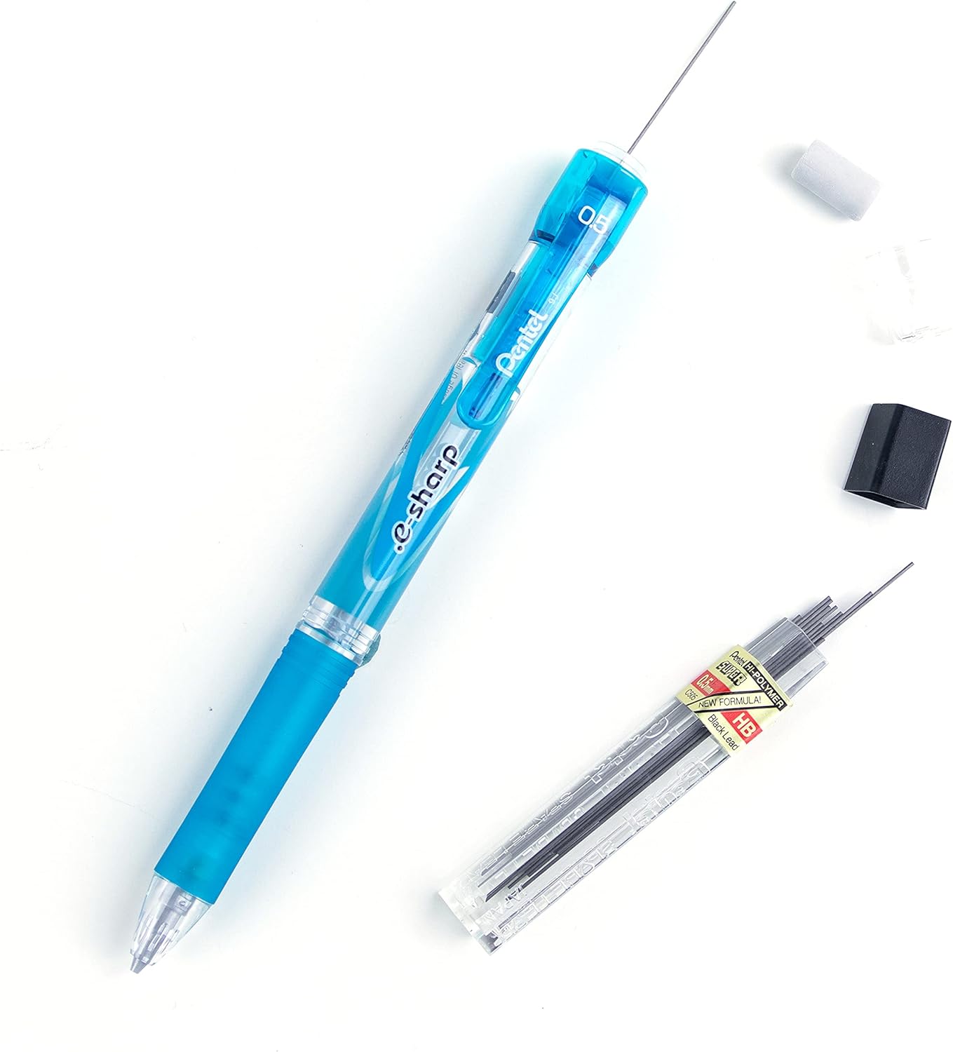 .e-Sharp Mechanical Pencil (0.7mm), Blue Accents