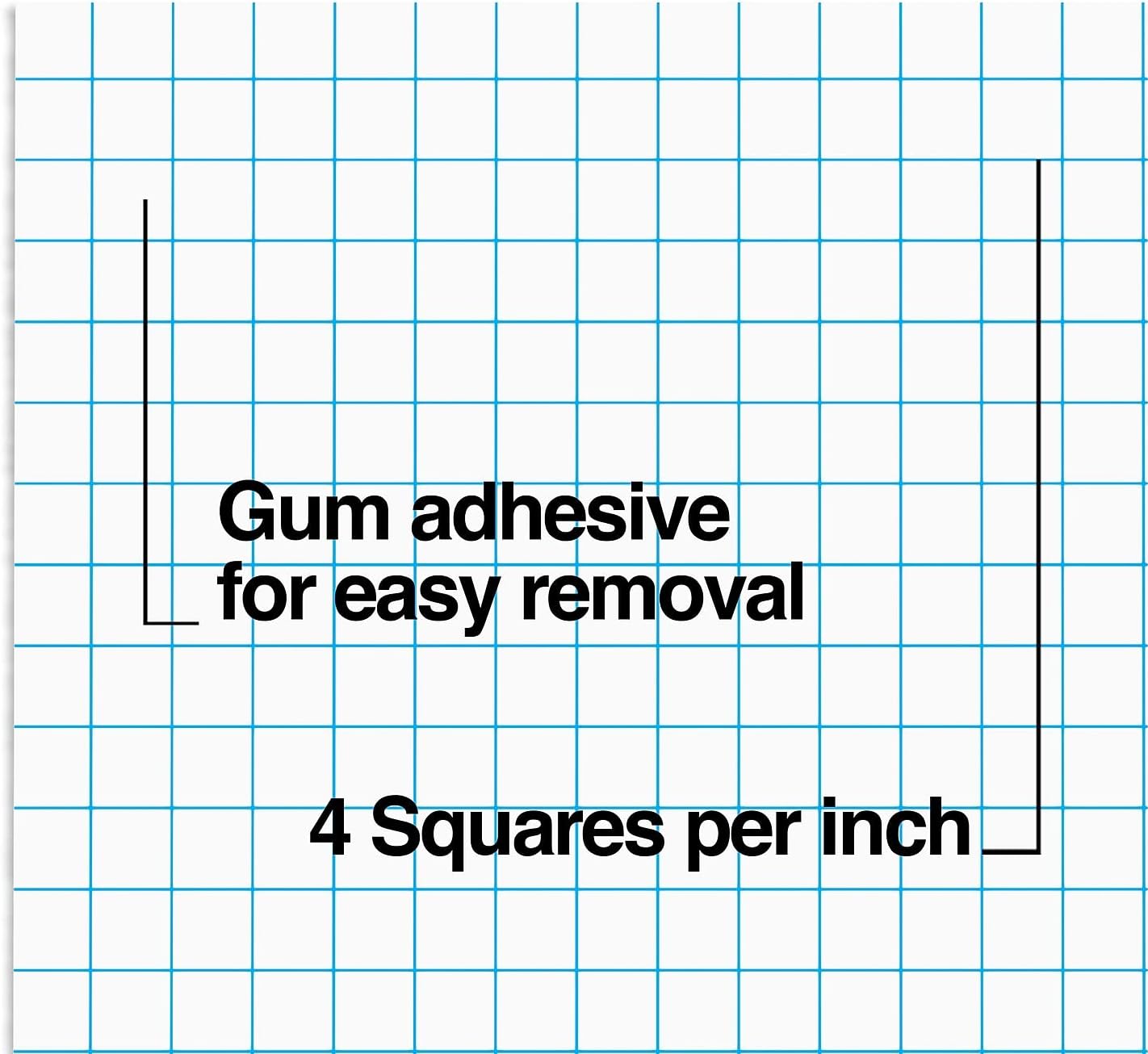 STAPLES Graph Pads, 8.5” x 11”, Graph Ruled, White, 50 Sheets/Pad, 6‑Pack