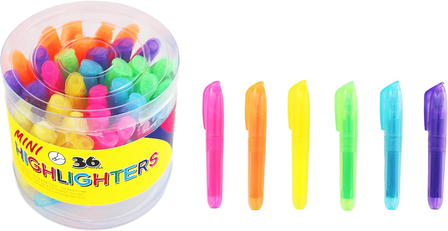 SKKSTATIONERY 36 Pcs Mini Dry Erase Markers, Whiteboard Markers, Marker Pens 3.5'', Black.