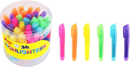 SKKSTATIONERY 36 Pcs Mini Dry Erase Markers, Whiteboard Markers, Marker Pens 3.5'', Black.
