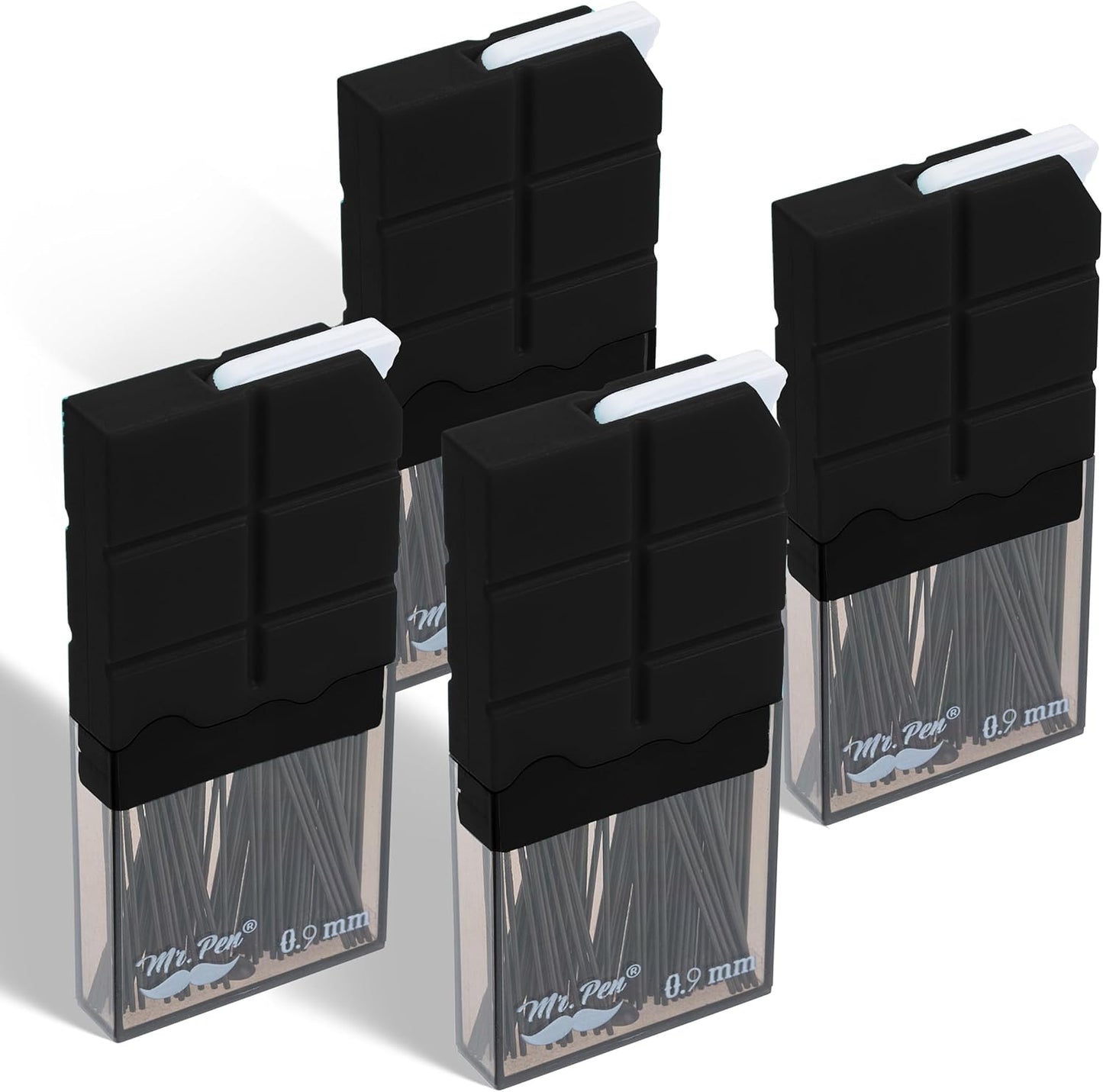 Mr. Pen- 0.9 Millimeter Lead Refills for Mechanical Pencils, 2B, 4 Pack, 280 PCS, 0.9