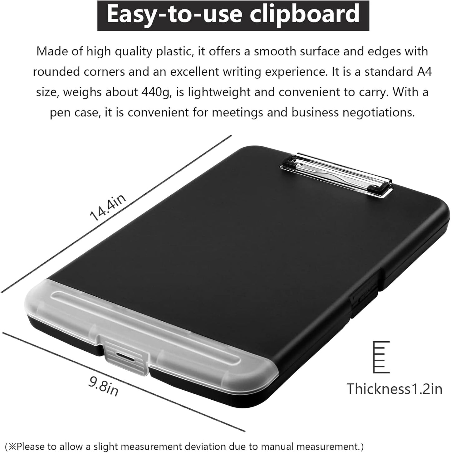 SFLHHDM Purple Clipboard, Clip Boards 8.5x11, Teacher Clipboards with Storage, Plastic Clipboard with Pen Holder, Clipboards Storage for Women Teachers Work, School & Office Supplies