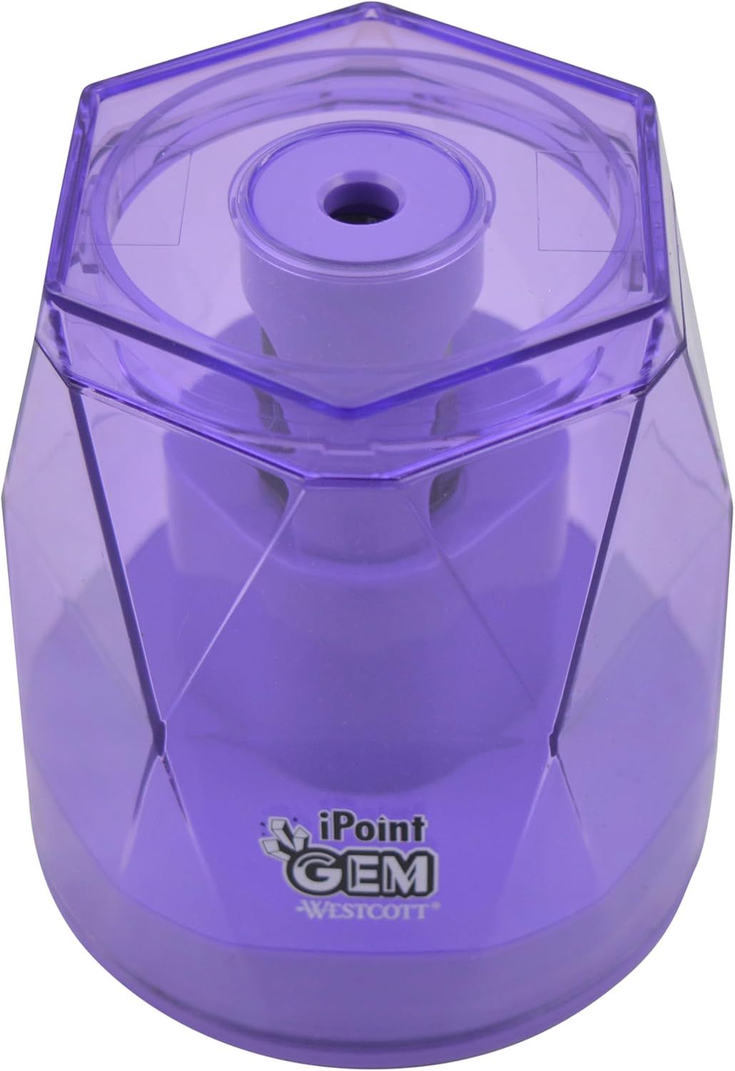 Westcott iPoint® GEM Battery Pencil Sharpener, Neon Green (00577)