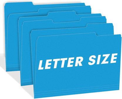 File Folder, RAZCC 150 Pack 1/3 Cut Tab File Folders Letter Size, Manila Folders, Folders with Tab, Great for Organizing and Easy File Storage