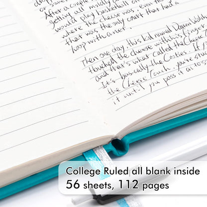 feela 3 Pack Pocket Notebook Journals with 3 Black Pens, A6 Mini Cute Small Journal Notebook Bulk Hardcover College Ruled Notepad with Pen Holder for Office School Supplies, 3.5”x 5.5”, Gray