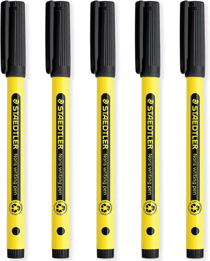 STAEDTLER 307 Noris Writing Pen - Handwriting Pens - 0.6mm Line Width - Ideal for School, Work, Office, etc (Blue)