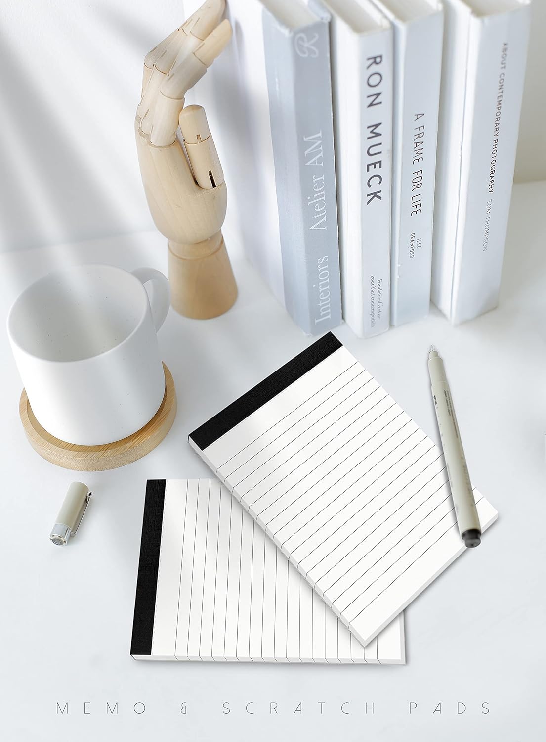 Legal Pads 8.5 x 11 White Note Pads 8.5 x 11 In 2 Pack Notepads 8.5 x 11 Writing Pads of Paper 8.5 x 11 Legal Notepads Wide Ruled White Lined Paper Pads 8.5 x 11 30 Sheets Per Legal Note Pads 8.5 x 11