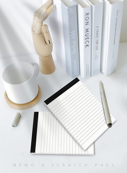 Legal Pads 8.5 x 11 White Note Pads 8.5 x 11 In 2 Pack Notepads 8.5 x 11 Writing Pads of Paper 8.5 x 11 Legal Notepads Wide Ruled White Lined Paper Pads 8.5 x 11 30 Sheets Per Legal Note Pads 8.5 x 11