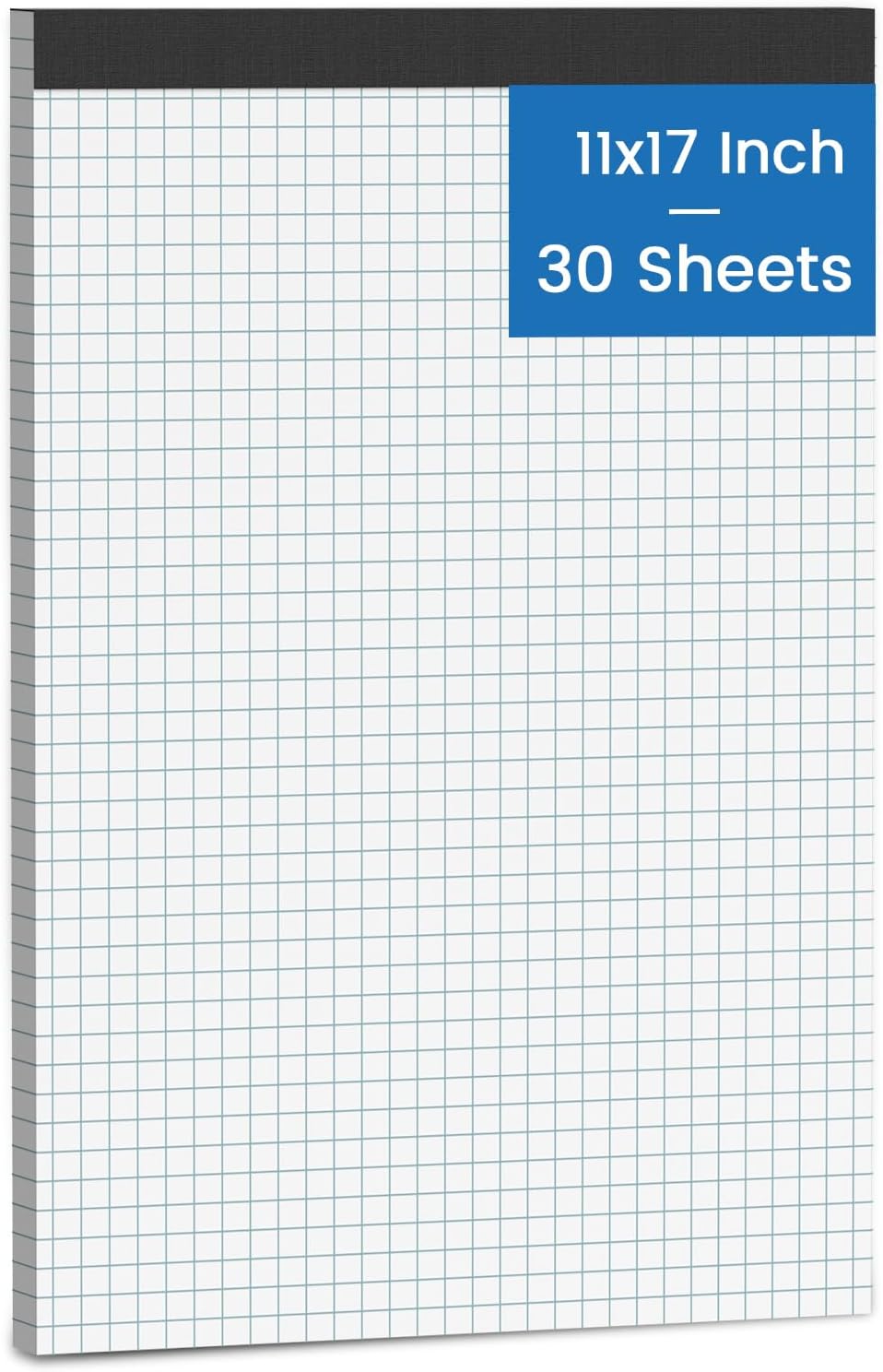 Graph Paper Pads 8.5 x 11, 4x4 Quad Ruled, 3 Pack Grid Paper Pad 8.5 x 11, 30 Sheets Perforated Blueprint Quadrille Letter Size Graphing Notebook for Drafting, Drawing, Engineering