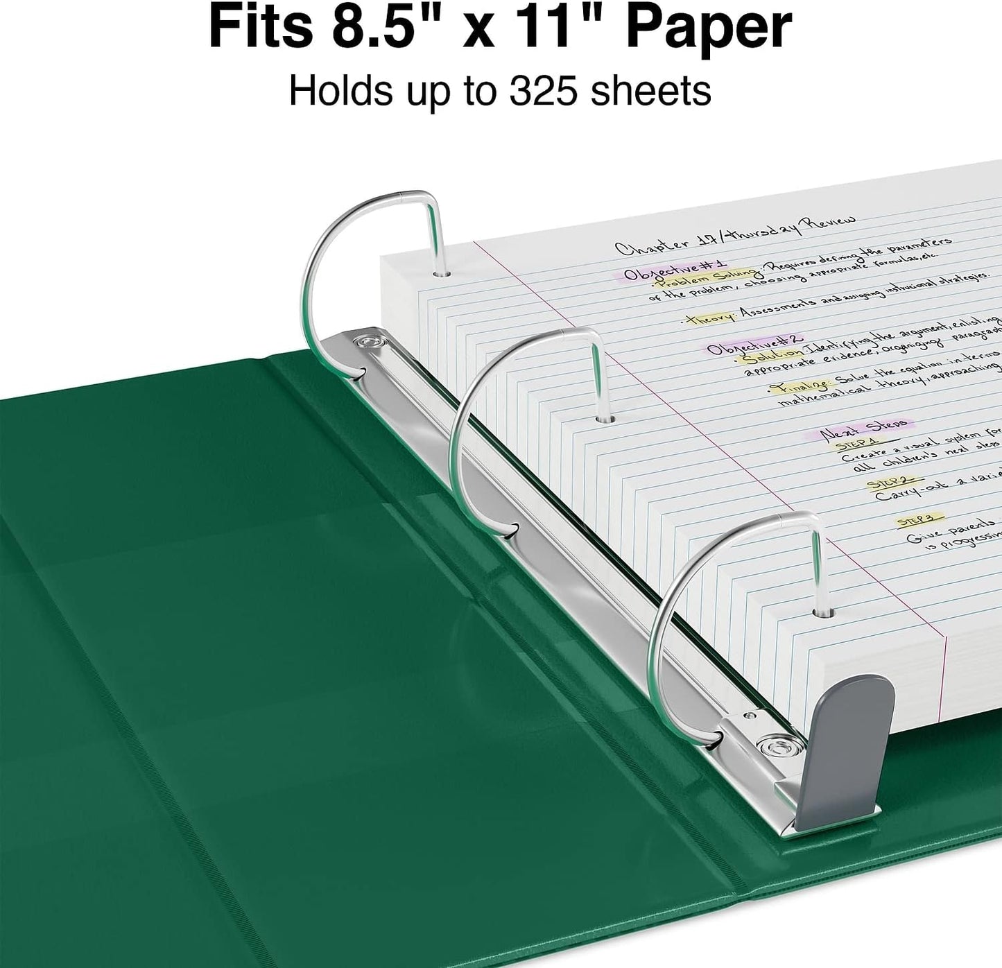 Staples Heavy-Duty 2-Inch D-Ring View Binder, Reinforced Spine, Holds Up to 450 Sheets, Gray, for Office & School