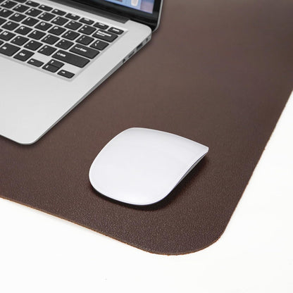 Large Desk Mat 47.2" x 17" Leather Desk Pad Protector with Natural Cork & PU Leather, Non-Slip Office Desk Mat, Large Mouse Pad, Waterproof Desk Blotter pad for Office&Home(Black)