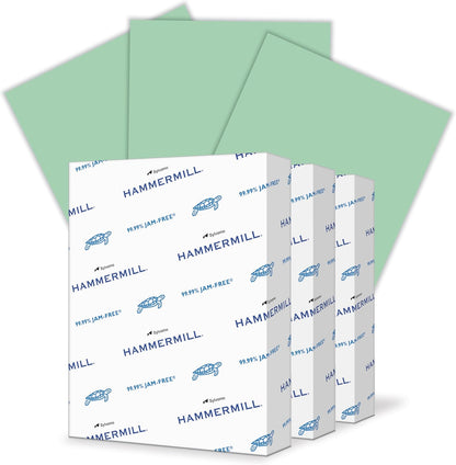 Hammermill Colored Paper, 20lb Pink Printer Paper, 8-1/2 x 11- 1 Ream (500 Sheets) - Made in the USA, Pastel Paper, 103382R