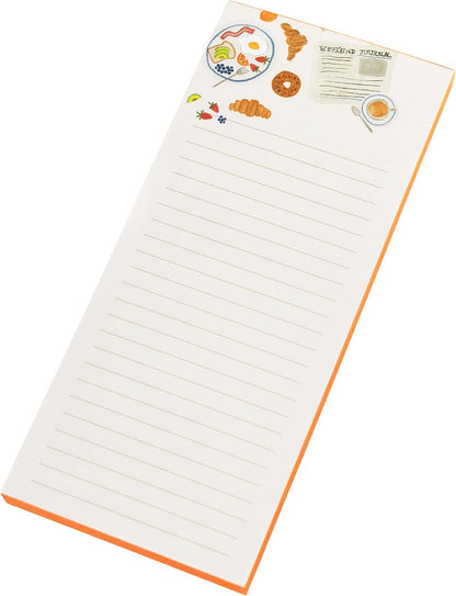 Graphique Magnetic Notepad - Peanuts Gang Grocery and Shopping List - Fun Decorative To-Do List - Perfect House Warming Gifts - 100 Tear off Sheets (4" x 9.25" x .5")
