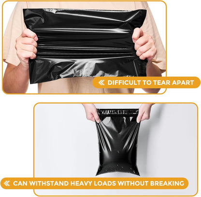 Metronic Poly Mailers 10x13 100 Pcs | Small Shipping Bags for Clothing | Mailing Bags for Small Business, Shipping Envelopes,Packing Bags in Black