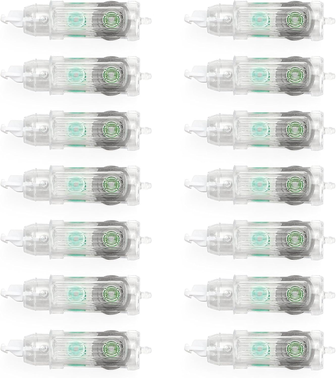 Refillable Retractable Correction Tape Refill, 12 Pack Correction Tape Refills Easy to Use Applicator, Pen Shaped Applicator Refills for School Office Journal Wrong Writing Instant Correct (Pack, 12)