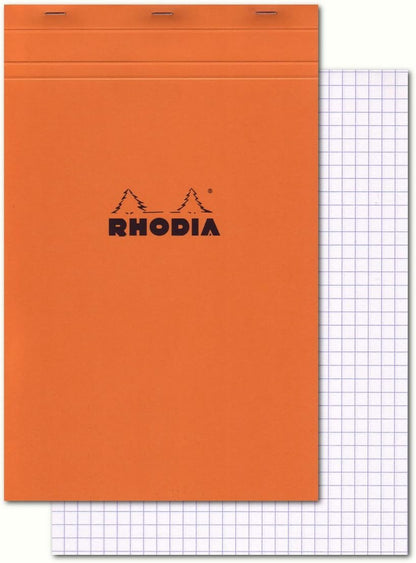 Rhodia Notepad, No18 A4, Lined - White, 8 1/4"" x 11 3/4""" (18601C)