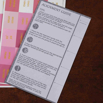 Thinkor- Repositionable Bible Tabs, 66 Pink Theme Laminated Tabs for Women, Thinkor for Study Bible