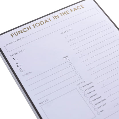 Graphique Large Notepad, Brush Strokes – 6" x 8", Cute Notepad with 150 Tear-Off Sheets, Features the Word “Notes” on Every Page – Perfect for Note Taking, List Making, and More