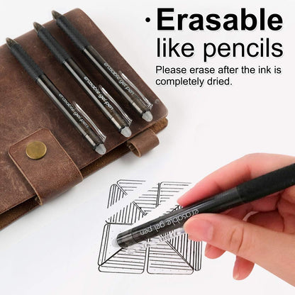 Vanstek 15 Colors Retractable Erasable Gel Pens Clicker, Fine Point(0.7), Make Mistakes Disappear, Premium Comfort Grip for Drawing Writing Planner and School Supplies