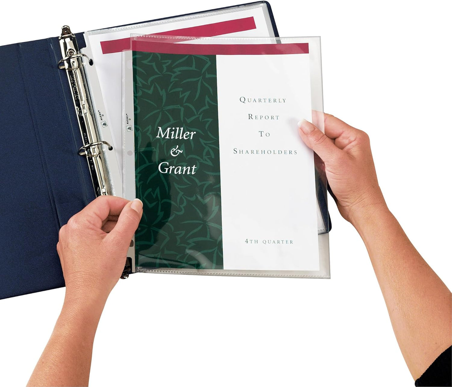 Avery Diamond Clear Secure Side-Load Sheet Protectors, Heavyweight, 25 Page Protectors (76001)