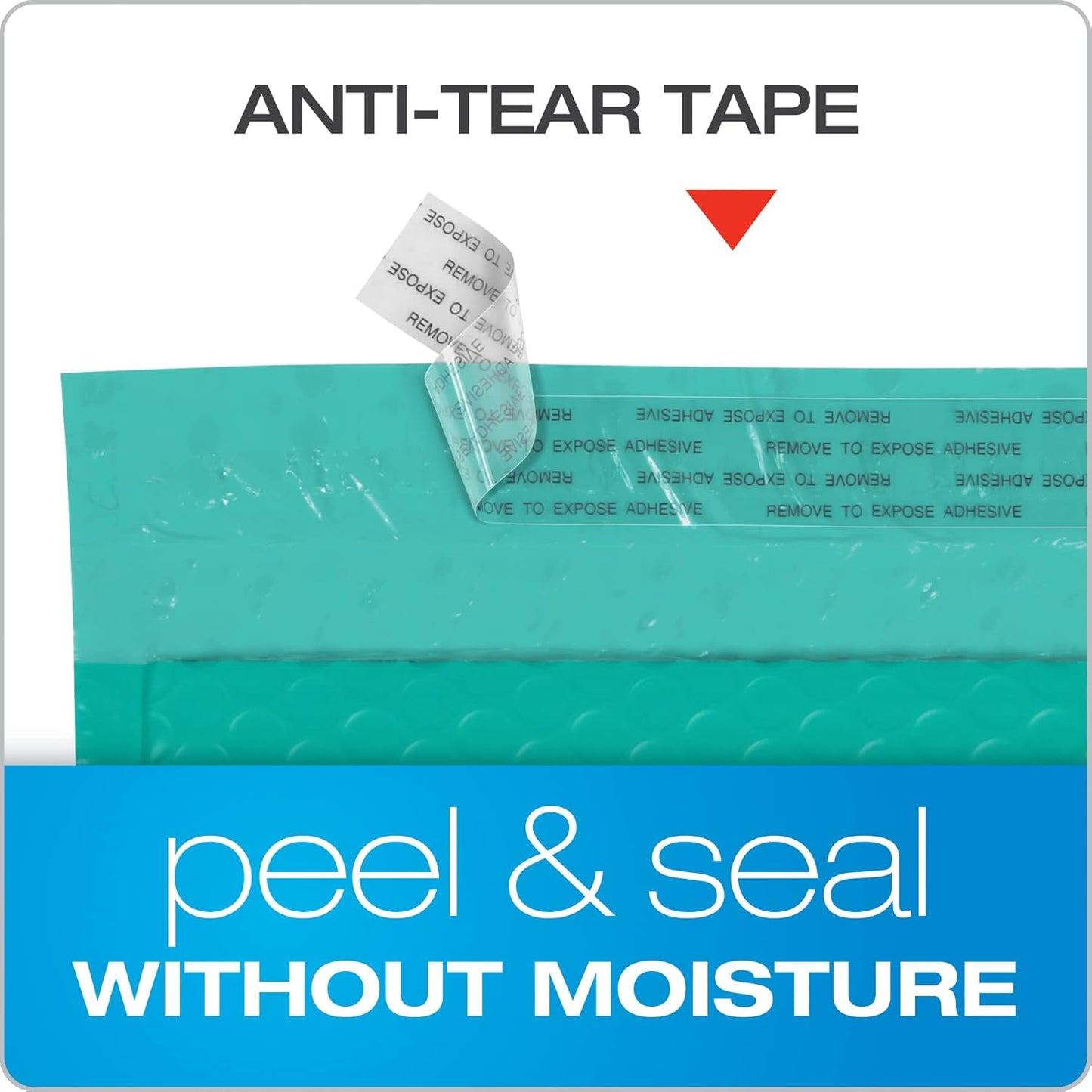 Quality Park Bubble Mailers, 8.5 x 11 Shipping Envelopes, Water Resistant White Poly Padded Envelopes, Redi-Strip Peel Off Closure, 25/Box (QUA85859)