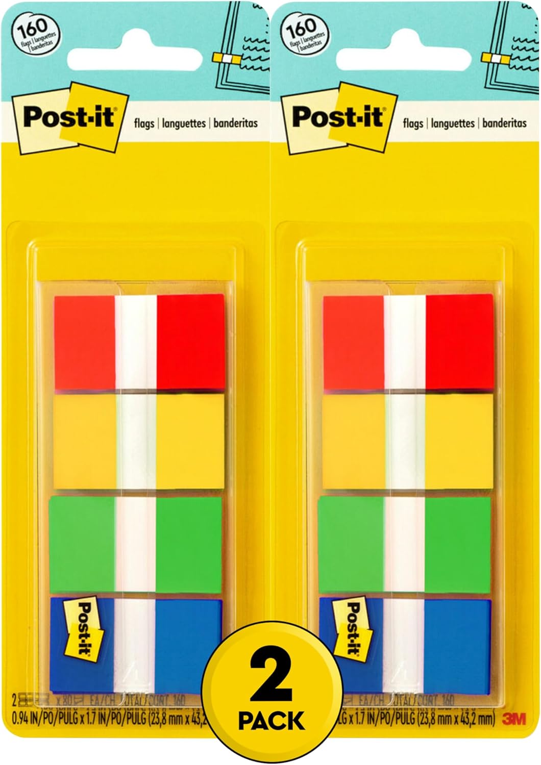 MMM680RYGB2 - Flags in Portable Dispenser
