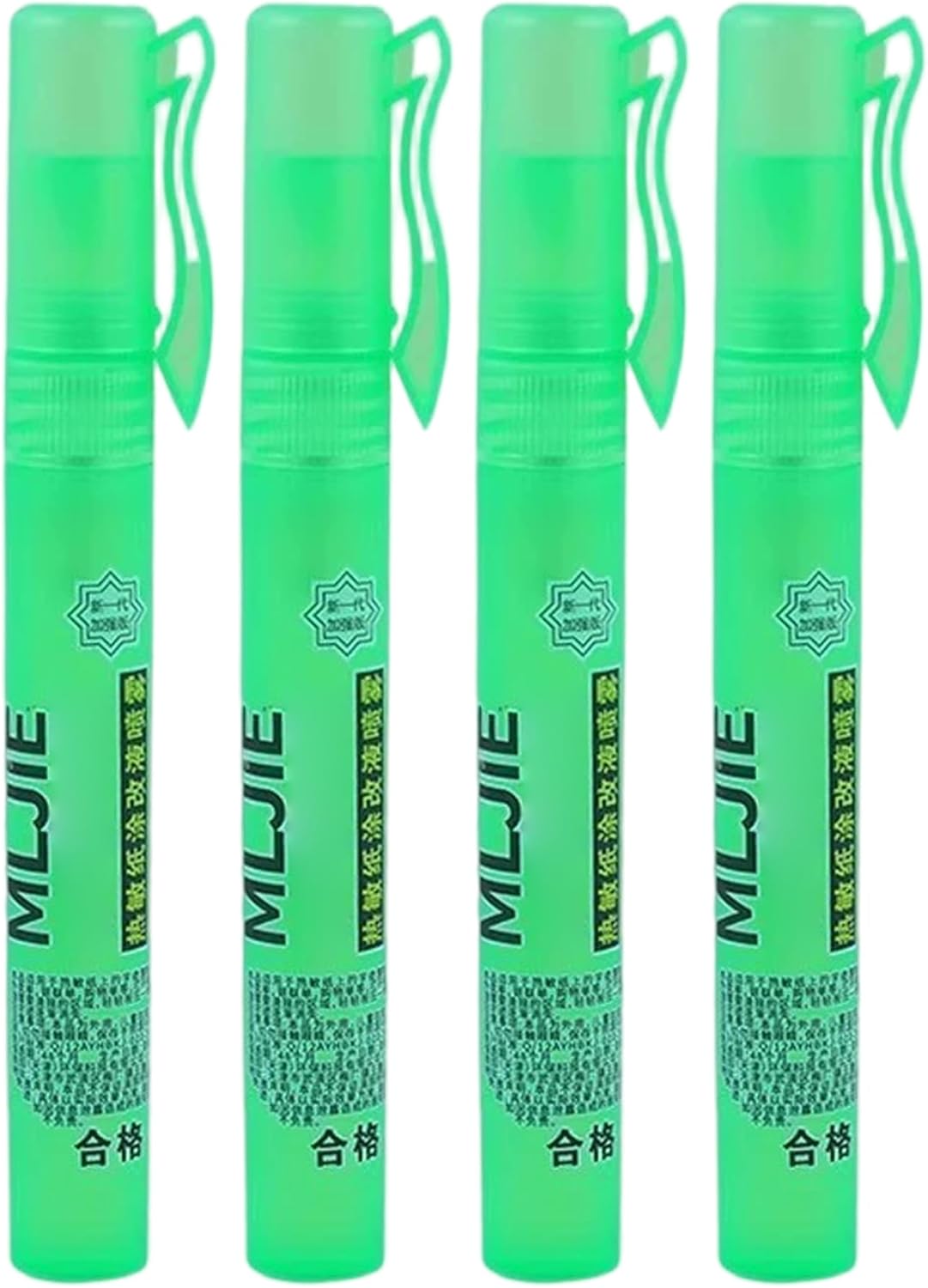 4PCS Thermal Paper Eraser Spray Quick Dry White Out Liquid Spray with Lid Portable Correction Fluid for Documents, Labels, Packages, Shipping Addresses