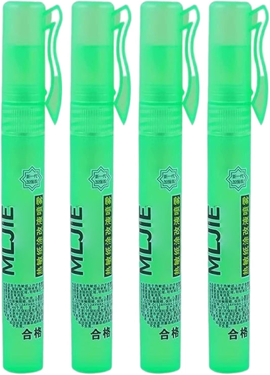 4PCS Thermal Paper Eraser Spray Quick Dry White Out Liquid Spray with Lid Portable Correction Fluid for Documents, Labels, Packages, Shipping Addresses