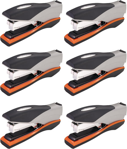 Swingline Stapler, 40 Sheet Capacity, Optima 40, Jam Free, Reduced Effort, Soft Grip, Metal, Orange and Gray (87845)