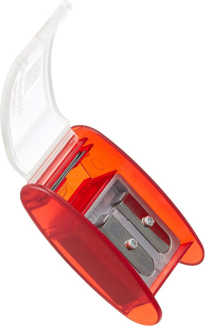 Kum AS2, Two Hole Automatic Long Point Pencil Sharpener, Mfg Part Number 1053021 (Extra lids not Included)
