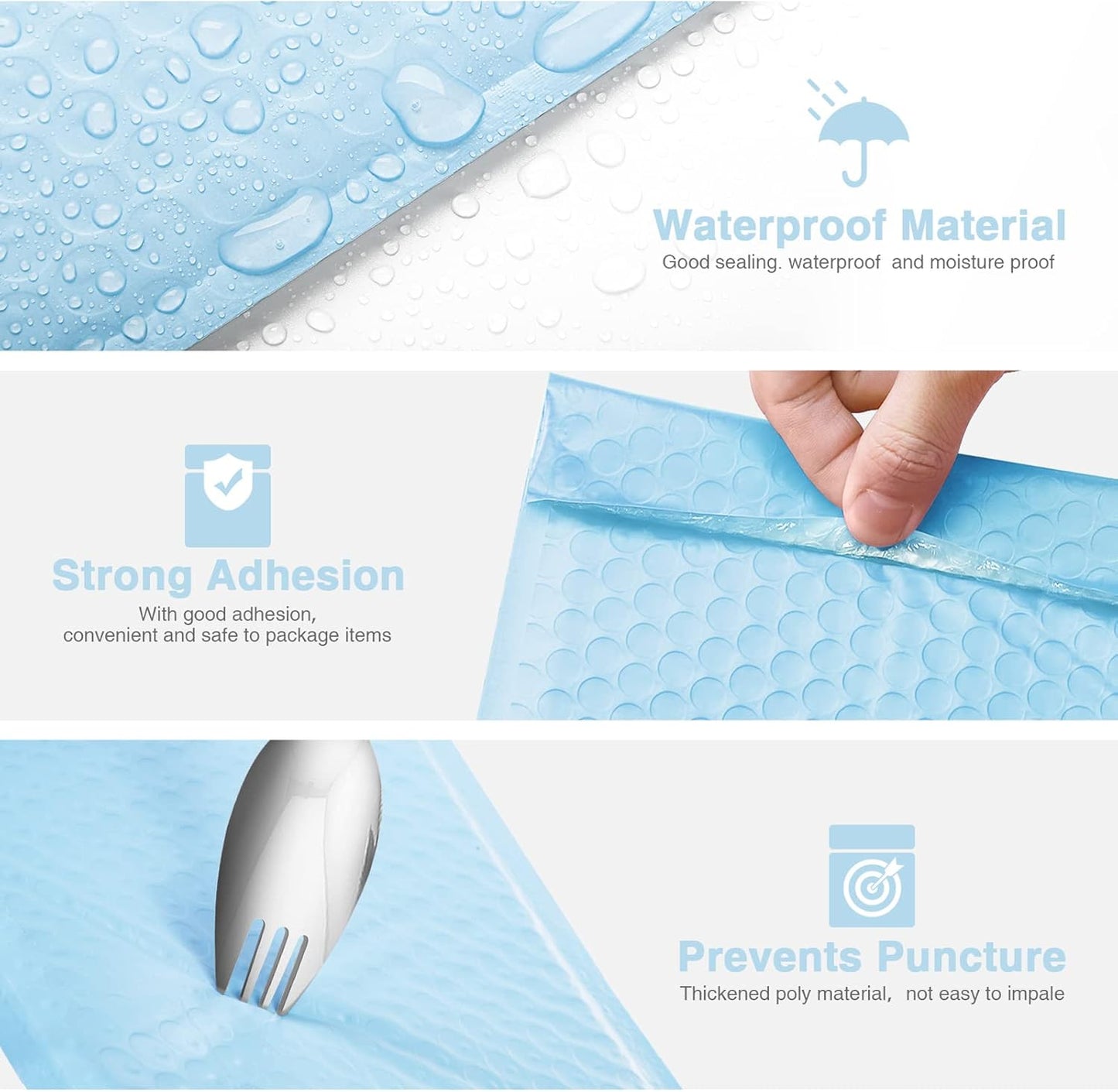 Metronic Bubble Mailers 6x10 Inch 100 Pack Black Usable Size 6x9" Opaque Padded Envelopes Waterproof Bubble Envelopes Cushioning Mailer for Small Business Mailing Makeup Jewelry Gifts